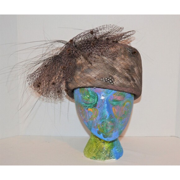 Vintage Hat Brenda Waites Bolling Royal and Stylish - Picture 1 of 9